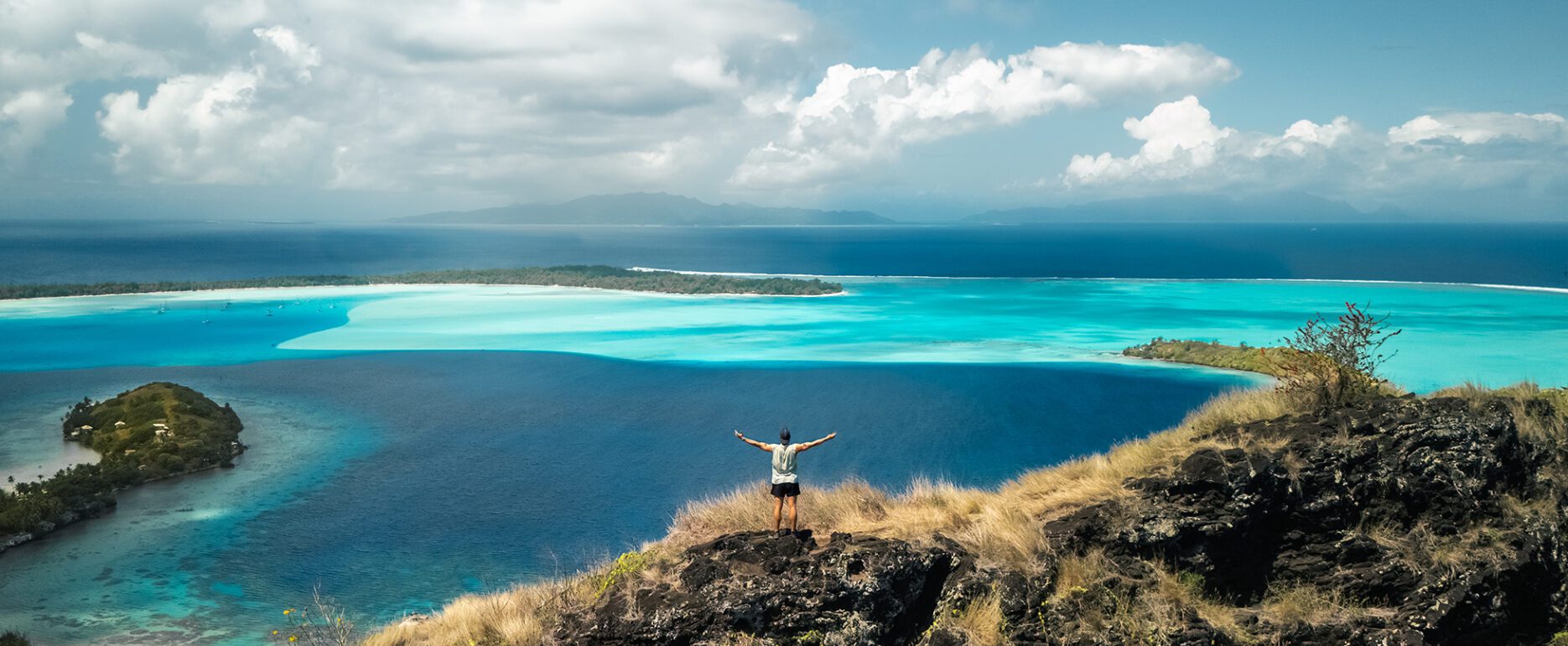 Bora-Bora randonnée Matira Polynésie française