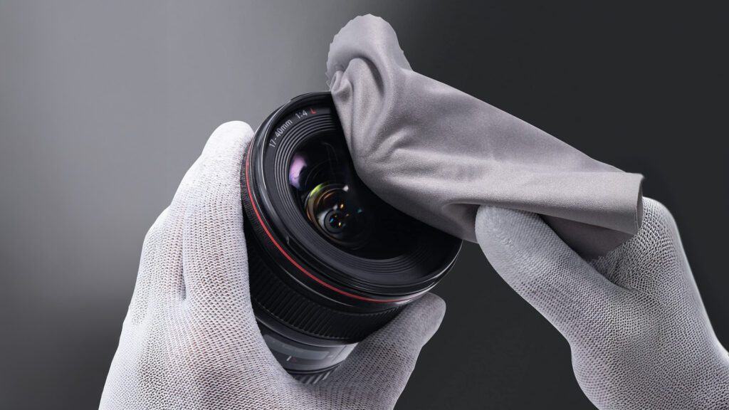 Nettoyer sa caméra chiffon microfibre